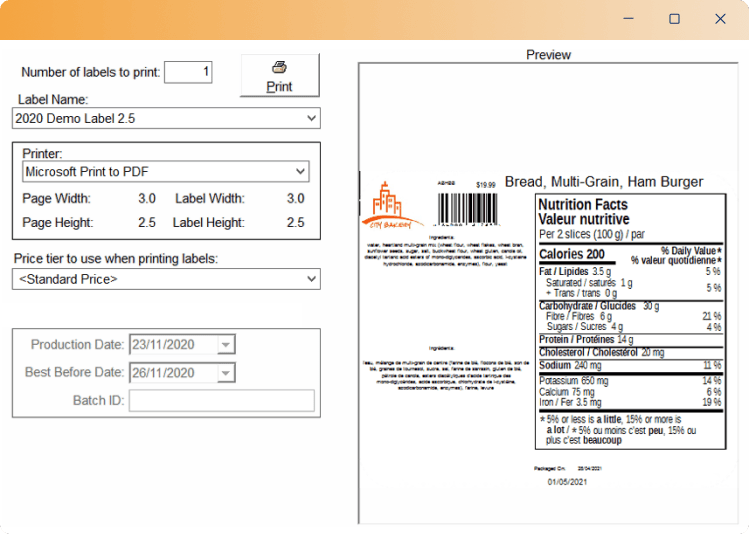 food traceability program